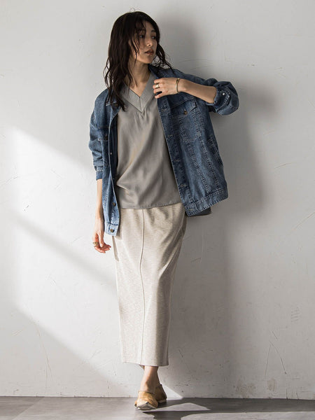 ゆれるデニムジャケット