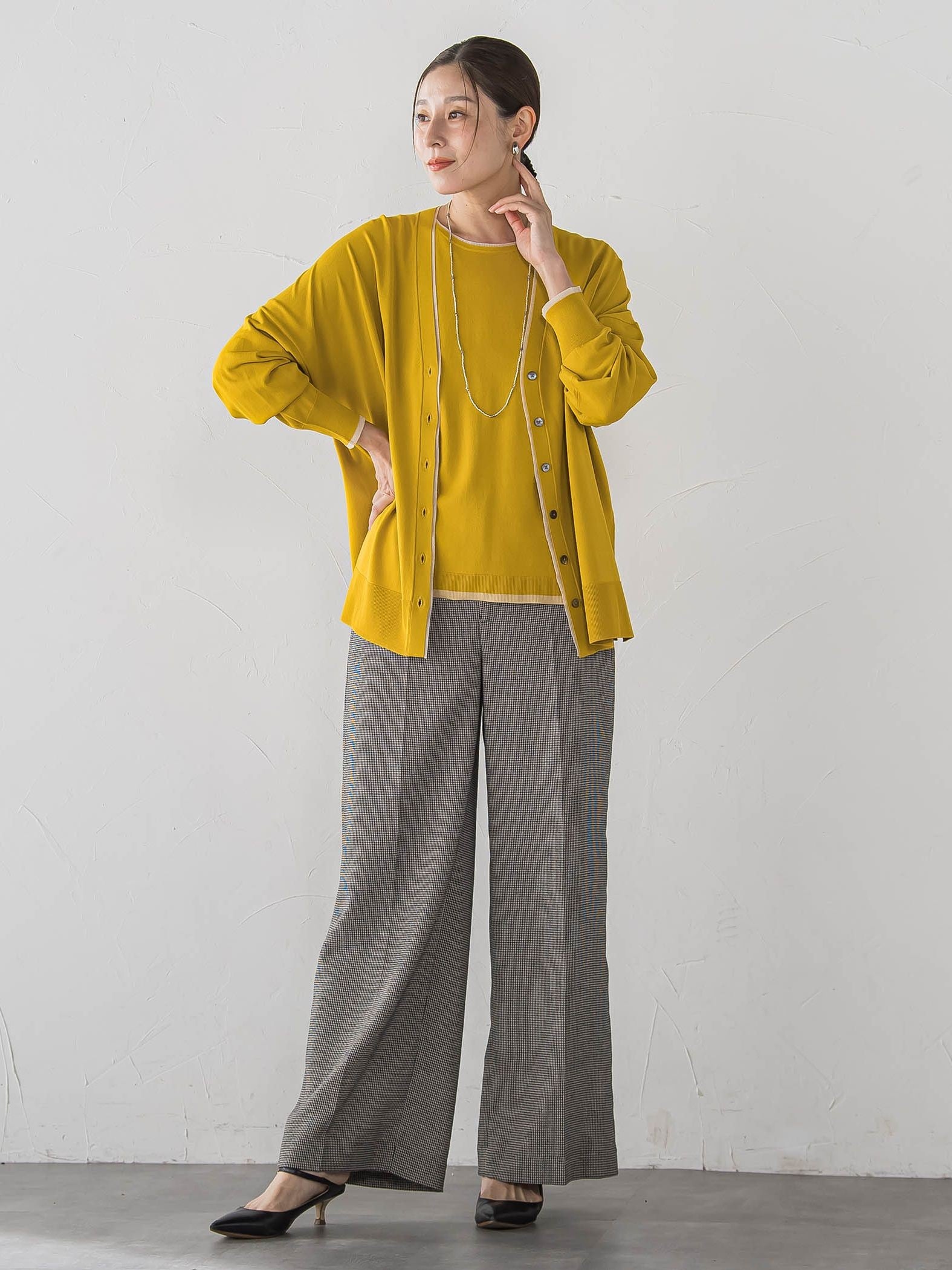 【大きいサイズ/新色追加】ゆるTシャツニット