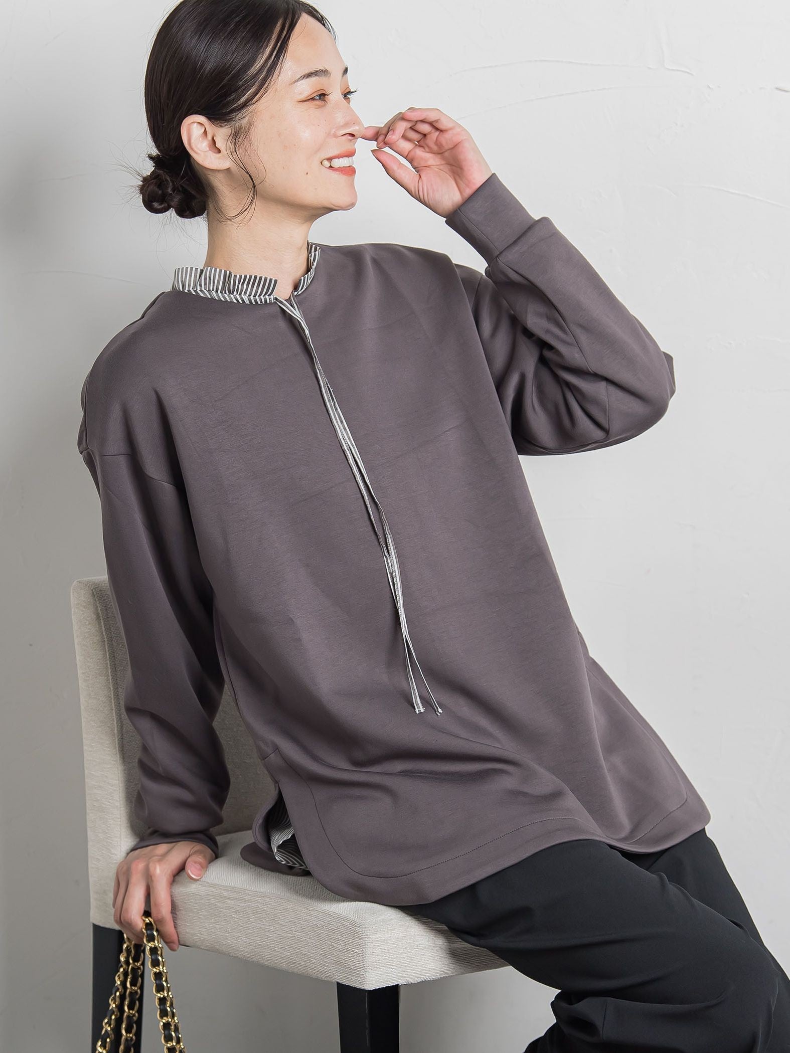 【WEB限定】ふんわリッチプルオーバー≪手洗い可能≫