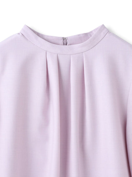 ウールブレンドストレッチブラウス≪セットアップ対応/手洗い可能≫