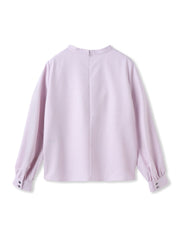 ウールブレンドストレッチブラウス≪セットアップ対応/手洗い可能≫