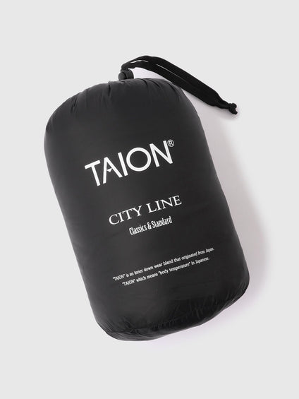 TAION　ダウンケープコート≪手洗い可能≫