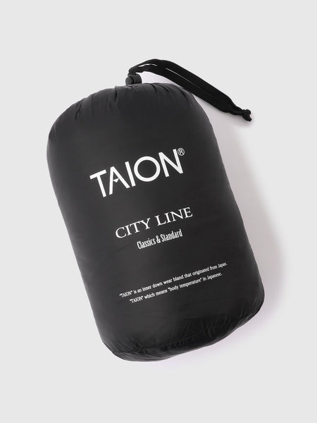 TAION　ダウンケープコート≪手洗い可能≫