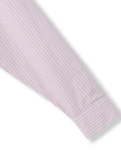 ストライプフーディオーバーシャツ≪手洗い可能≫