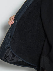 【WEB限定】4WAYキルティング×ボアブルゾン≪手洗い可能≫