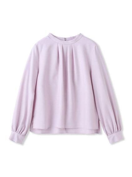 ウールブレンドストレッチブラウス≪セットアップ対応/手洗い可能≫