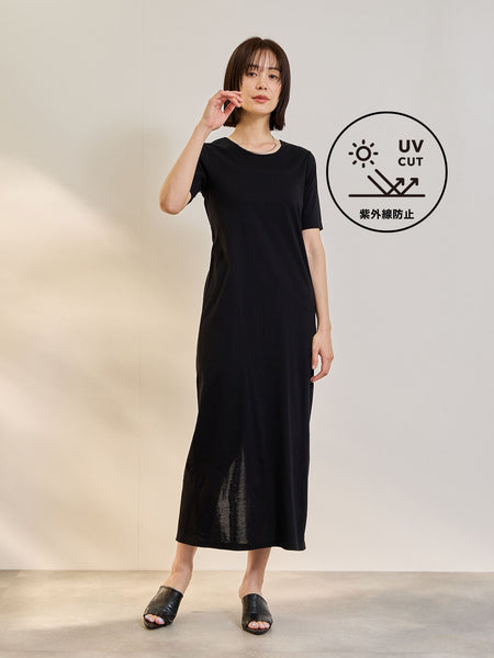 《予約》【着るUVケア】フライスワンピース