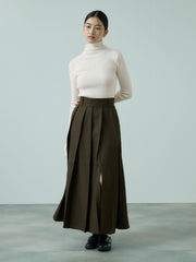 サムホールハイネックニットプルオーバー≪手洗い可能≫