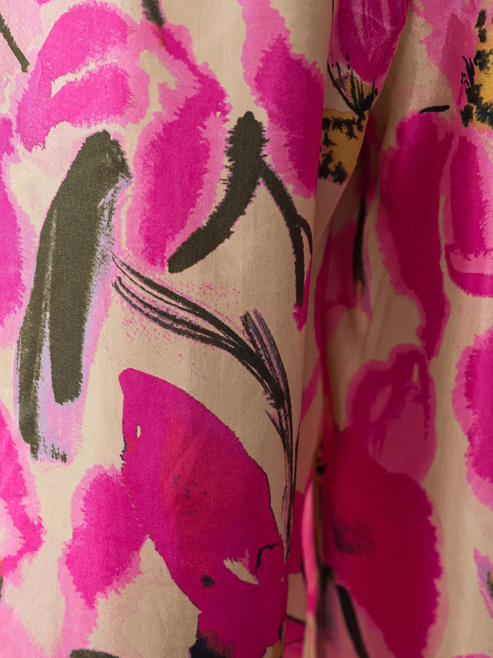 IPEKERフラワープリントイージーワイドパンツ