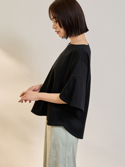 《予約》【連休。涼。軽やかに。】デザイン袖Tシャツ《接触冷感》