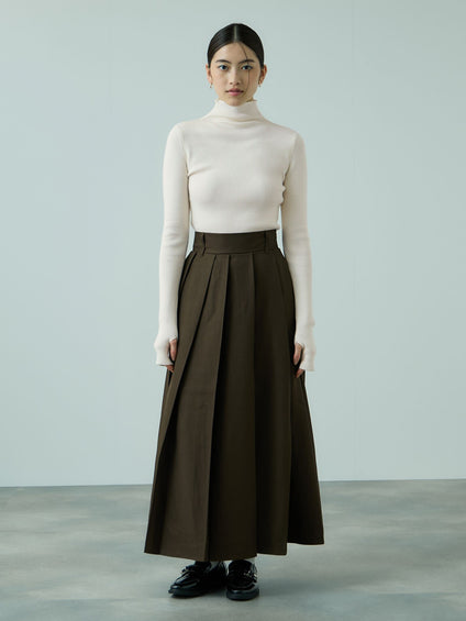 サムホールハイネックニットプルオーバー≪手洗い可能≫