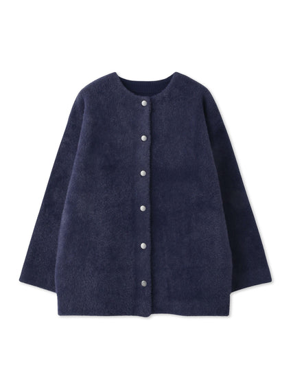 フェレットタッチWフェイスニットジャケット≪手洗い可能≫