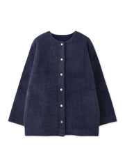 フェレットタッチWフェイスニットジャケット≪手洗い可能≫