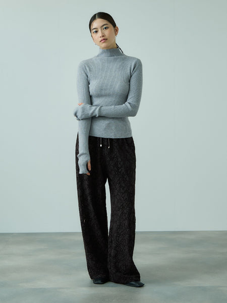 ブラッシュレースイージーワイドパンツ≪手洗い可能≫