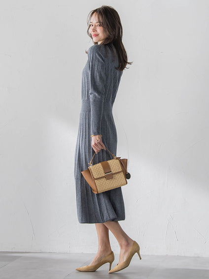 ニットワンピース