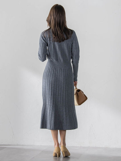 ニットワンピース