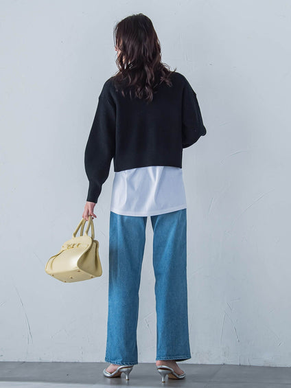 【WEB限定】プレミアムコットンコンフォートカットソー≪3サイズ/洗濯機で洗える/接触冷感≫