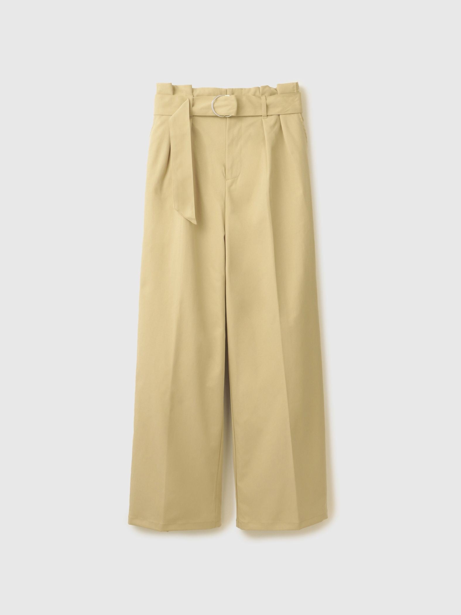 【大人の抜け感】ツイルチノワイドパンツ