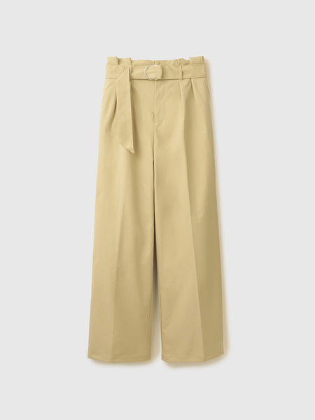 【大人の抜け感】ツイルチノワイドパンツ