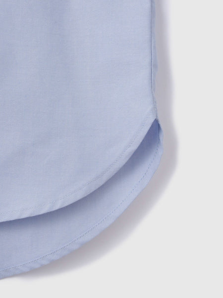 オックスミニフリルシャツ≪手洗い可能≫