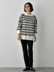 【WEB限定】”3コーデが叶う2点セット”ニット×シャツ≪手洗い可能≫