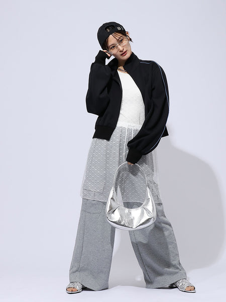 【ENIM BY VICKY】前開きZIPトラックジャケット《手洗い可能》