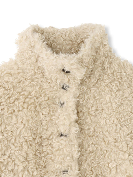 プードルフェイクファーブルゾン