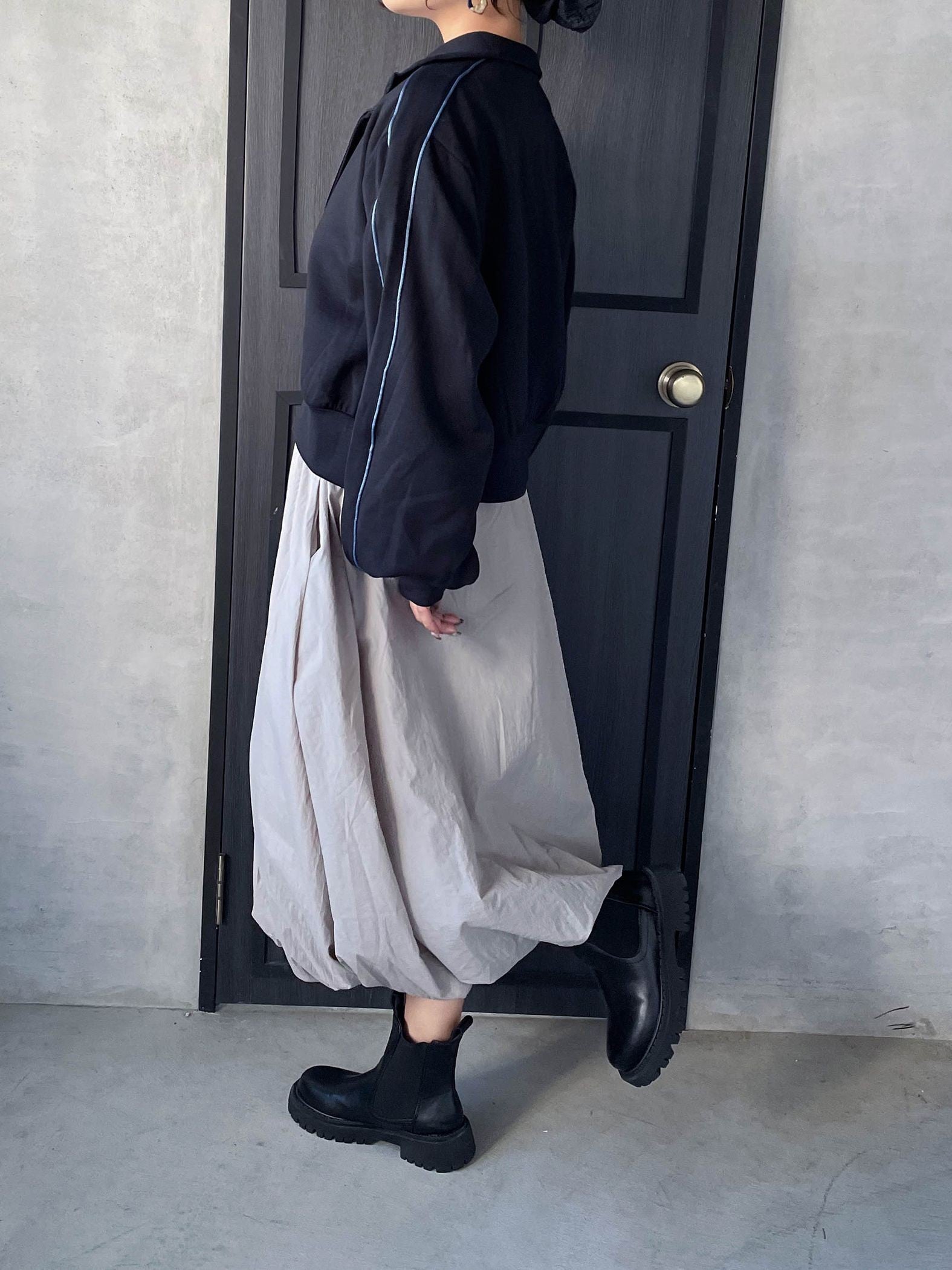 【ENIM BY VICKY】前開きZIPトラックジャケット《手洗い可能》
