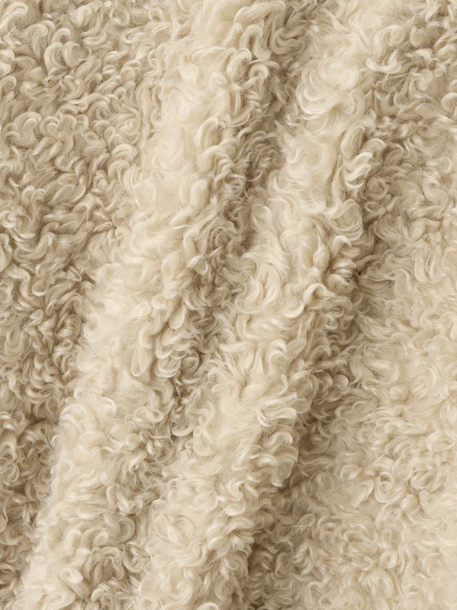 プードルフェイクファーブルゾン