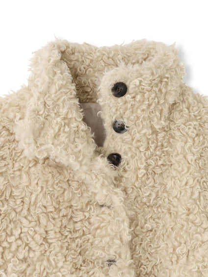 プードルフェイクファーブルゾン