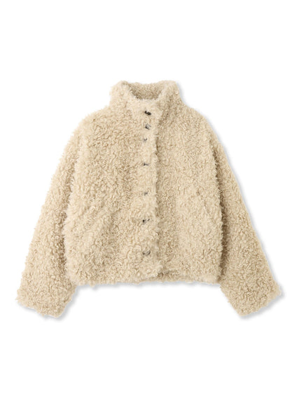 プードルフェイクファーブルゾン