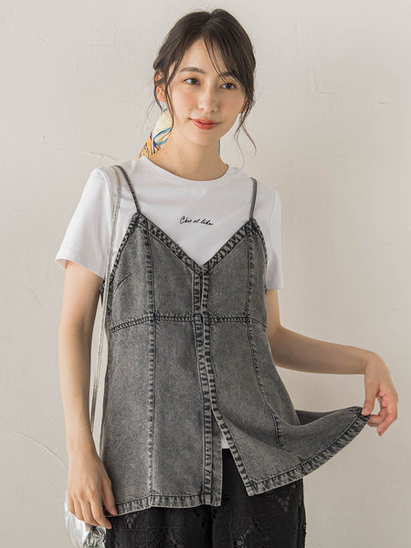 Air DENIM キャミビスチェ