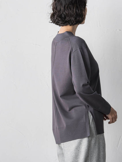 【大きいサイズ】Vネックニット≪手洗い可能≫