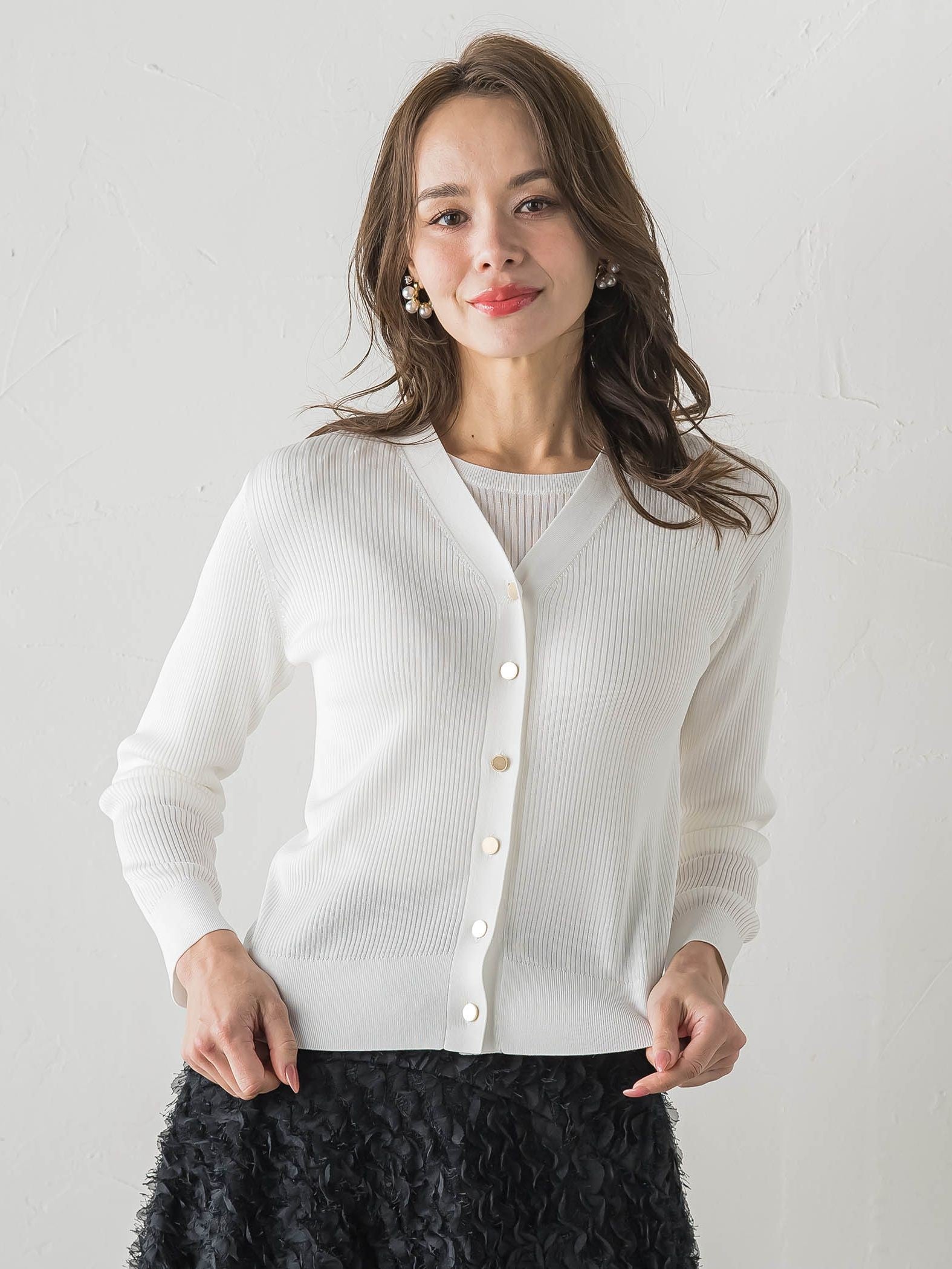 LUCINDAリブニット