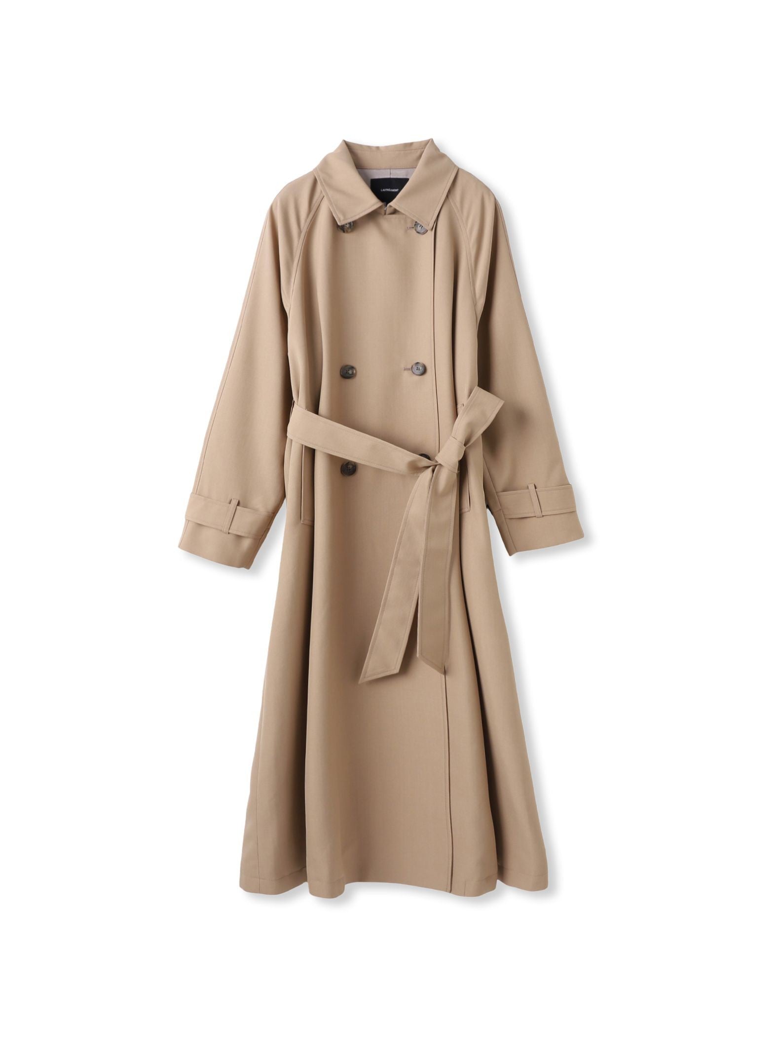 【ラク軽トレンチ】ラグランスリーブスプリングコート≪撥水/手洗い≫