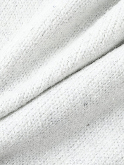 スパンコールVネックニット≪手洗い可能≫