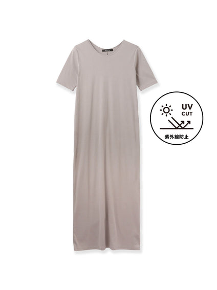 《予約》【着るUVケア】フライスワンピース