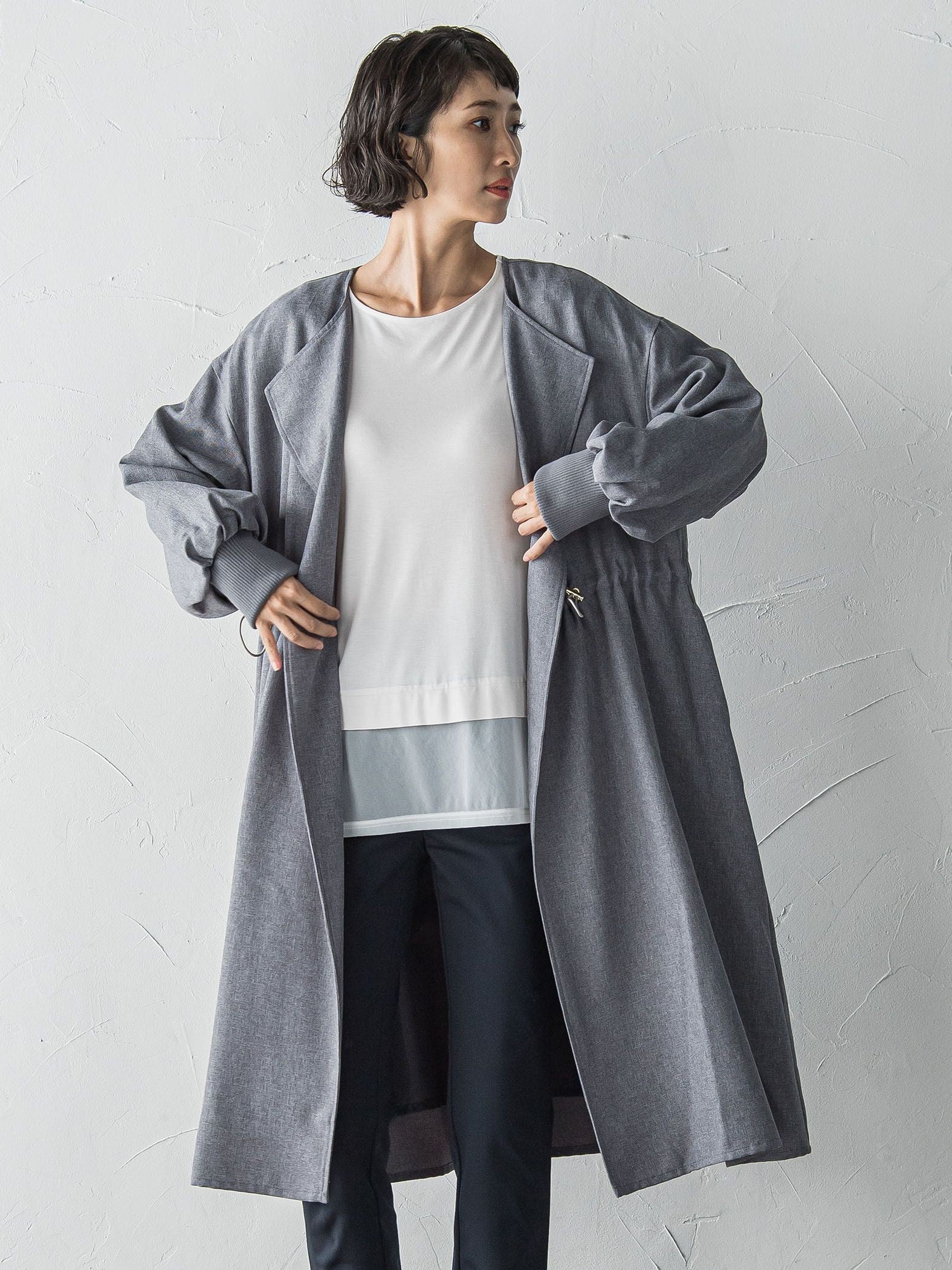【WEB限定】”品よく軽やかに羽織れる”ライトコート