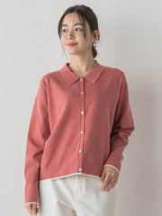 スーパーストレッチステンカーディガン≪洗濯機で洗える≫