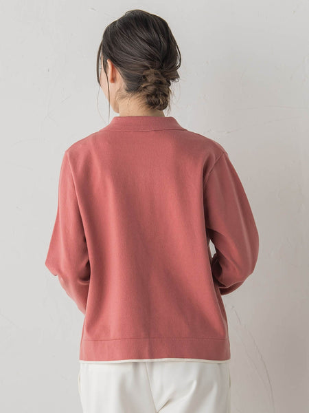 スーパーストレッチステンカーディガン≪洗濯機で洗える≫