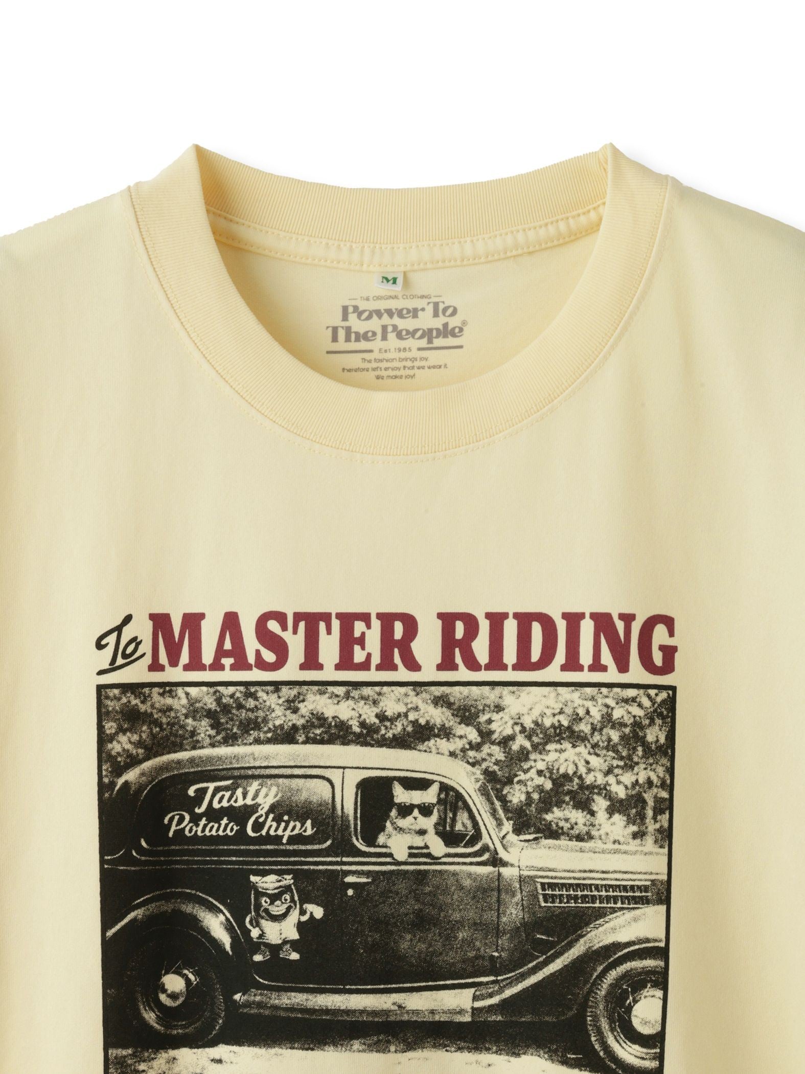 【Power To People】 MASTER RIDINGフォトTシャツ