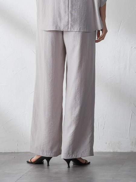 【一瞬で楽とキレイを叶える】タンブラーブッチャーイージーワイドパンツ≪セットアップ対応≫