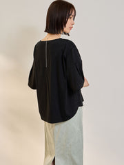 《予約》【連休。涼。軽やかに。】デザイン袖Tシャツ《接触冷感》