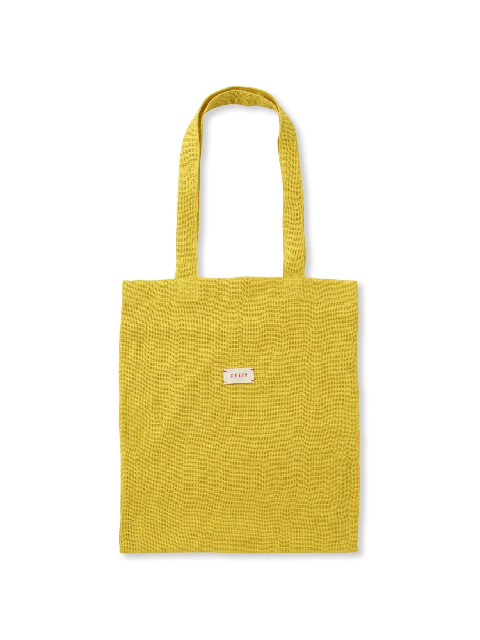【WEB限定】【DELIY】LINEN RAMIE LENO WEAVE SHOULDER BAG