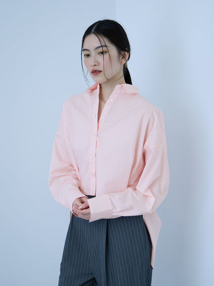 バックロング フォルムシャツ