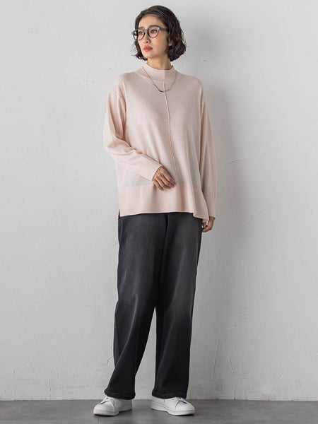 【大きいサイズ】”暖かさも洒落感も”裏起毛デニム