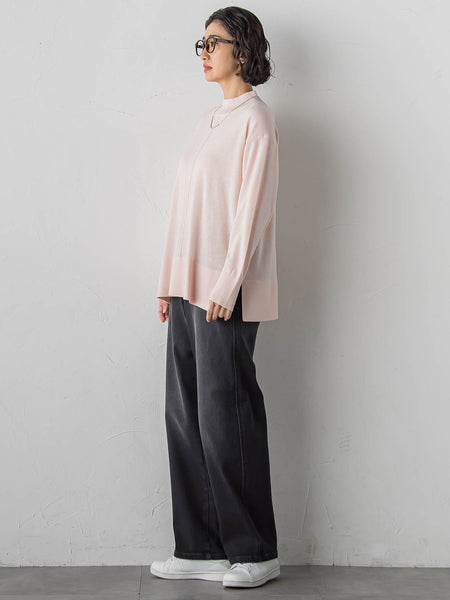 【大きいサイズ】”暖かさも洒落感も”裏起毛デニム