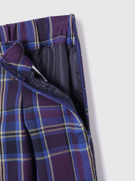 カラミチェックパンツ≪手洗い可能≫