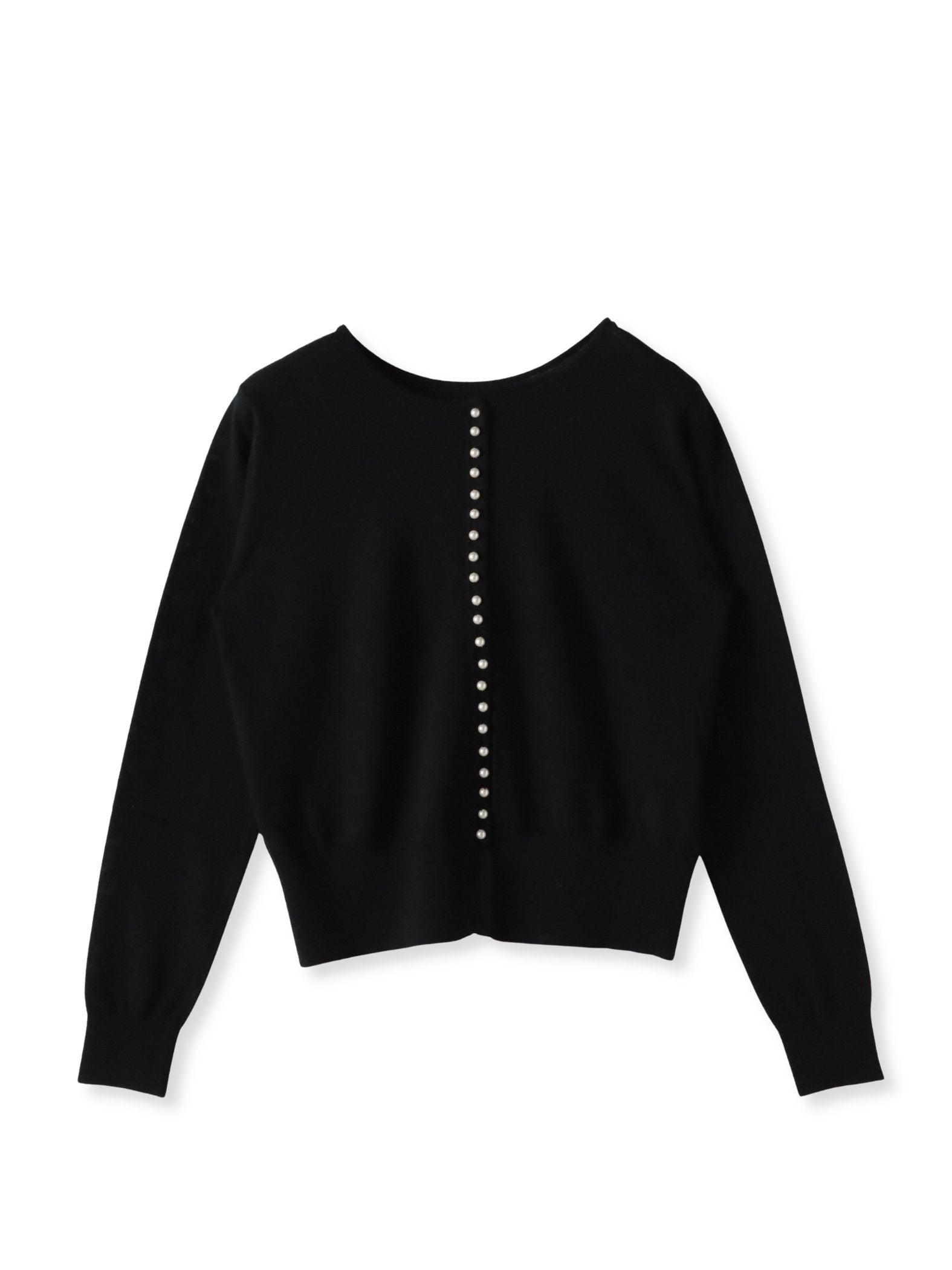 前後2wayパールボタンカーディガン