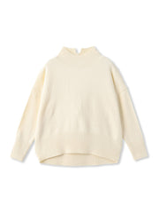 ハイネックシンプルニット≪手洗い可能≫